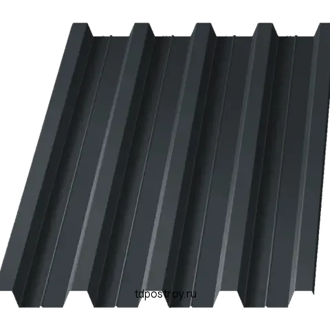 Профнастил Н60 антрацит RAL 7016 0,4 мм