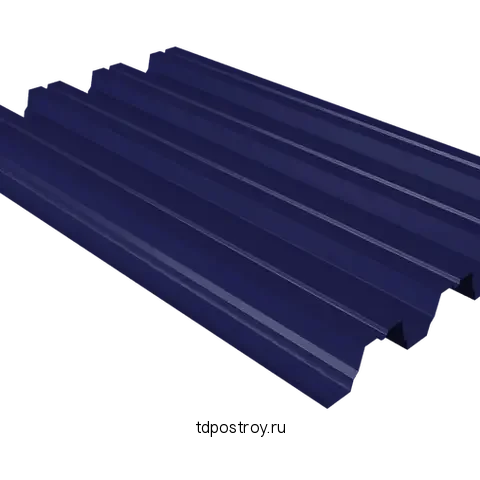 Профнастил Н75 ультрамарин RAL 5002 0,35 мм