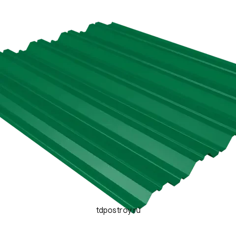 Профнастил НС35 зелёный RAL 6029 0,55 мм