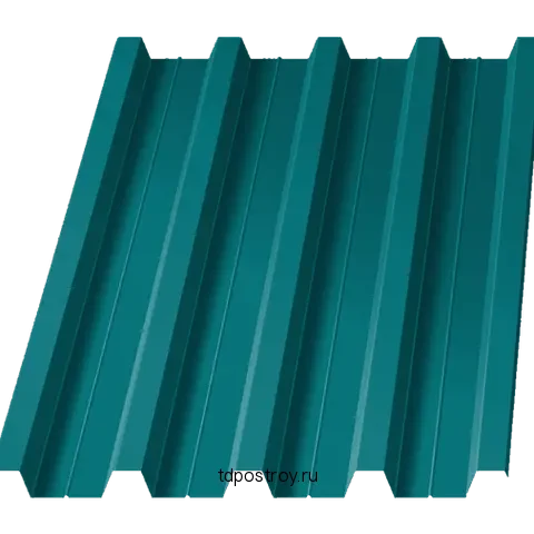 Профнастил Н60 бирюзовый RAL 5021 0,5 мм
