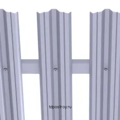 Штакетник Twin 0.45 мм оцинкованный