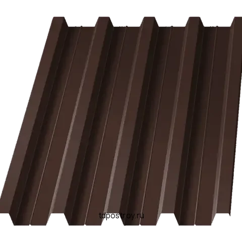 Профнастил Н60 шоколад RAL 8017 0,5 мм